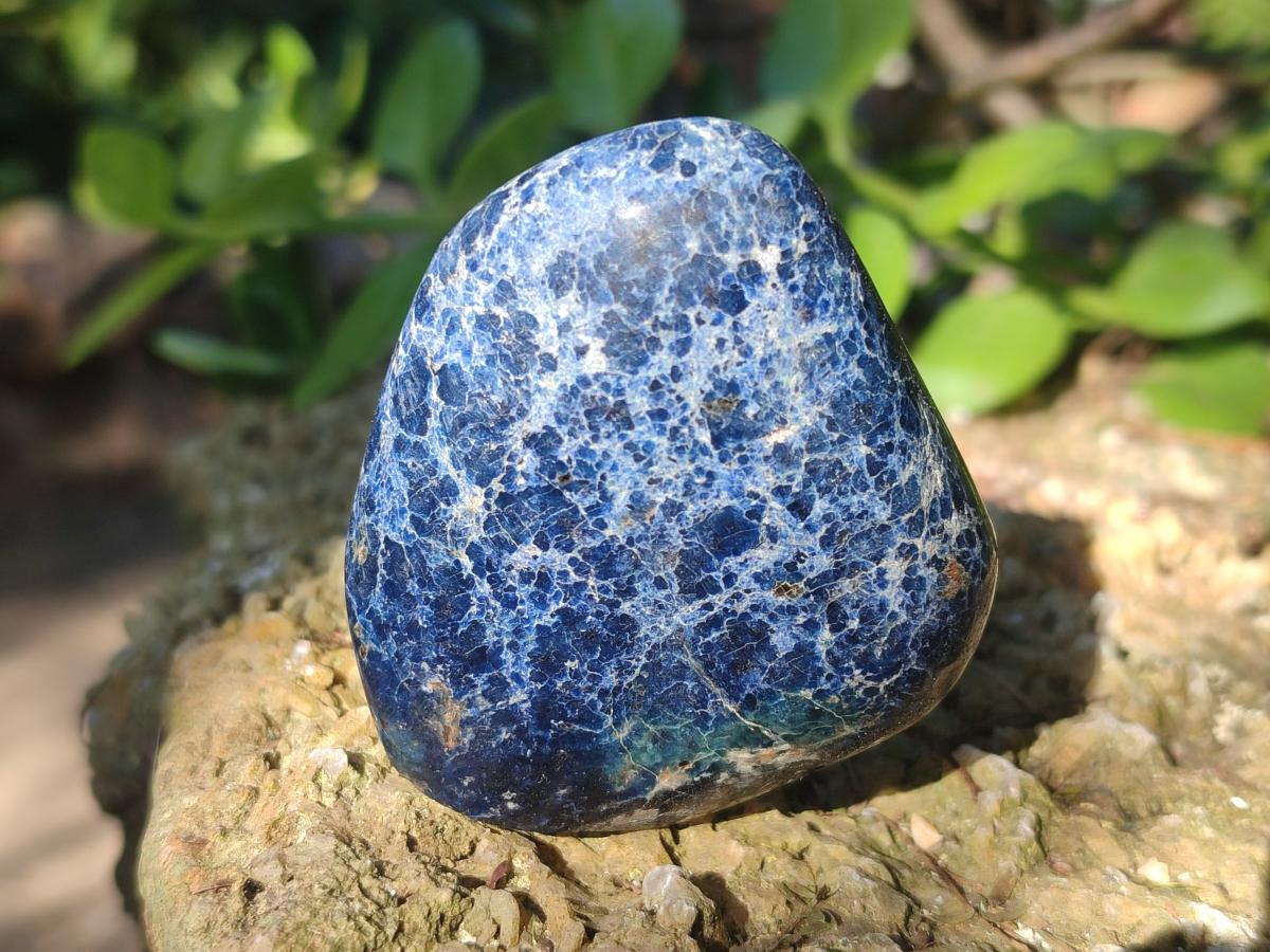 Polished Dumortierite Standing Display Pieces x 12 From Madagascar - Toprock Gemstones and Minerals 