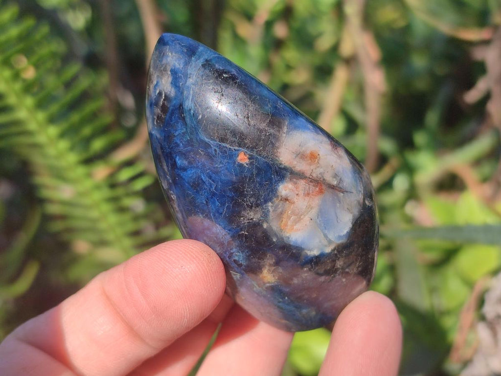 Polished Dumortierite Standing Display Pieces x 12 From Madagascar - Toprock Gemstones and Minerals 