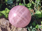 Polished Large Gemmy Star Rose Quartz Spheres x 2 From Madagascar - Toprock Gemstones and Minerals 
