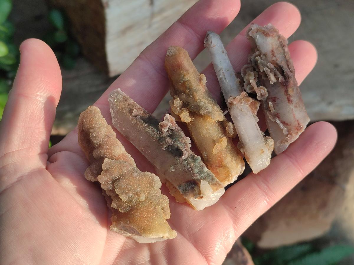 Natural Drusy Fairy Spirit Quartz Crystals x 35 From Boekenhouthoek, South Africa - Toprock Gemstones and Minerals 