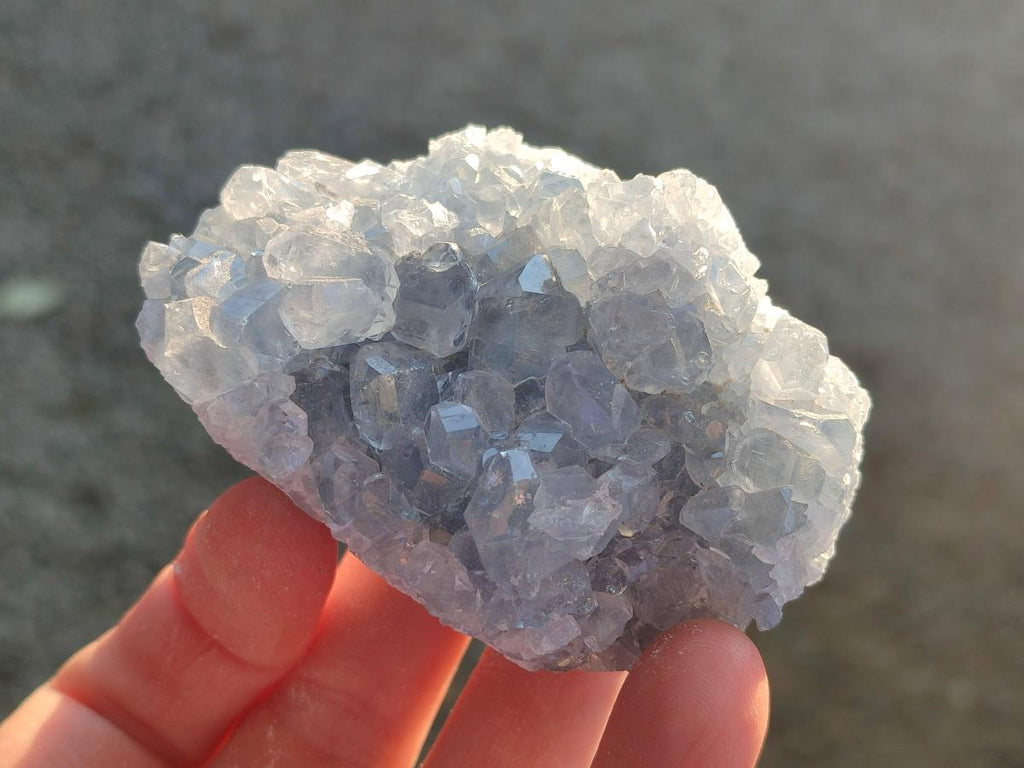 Natural Blue Celestite Specimens x 55 From Sakoany, Madagascar - Toprock Gemstones and Minerals 
