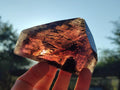 Polished Smokey Morion Quartz Standing Display Crystals x 2 From Madagascar - Toprock Gemstones and Minerals 