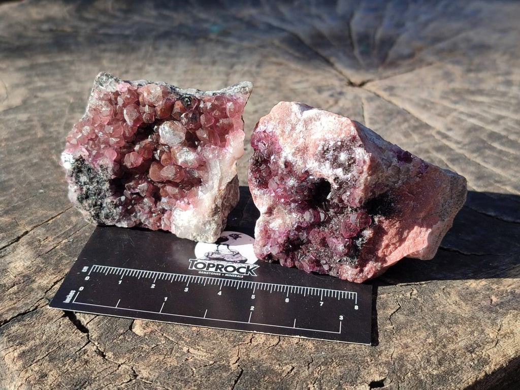 Natural Spherocobaltite Specimens with Heterogonite x 8 From Musonoi Mine, Congo - Toprock Gemstones and Minerals 
