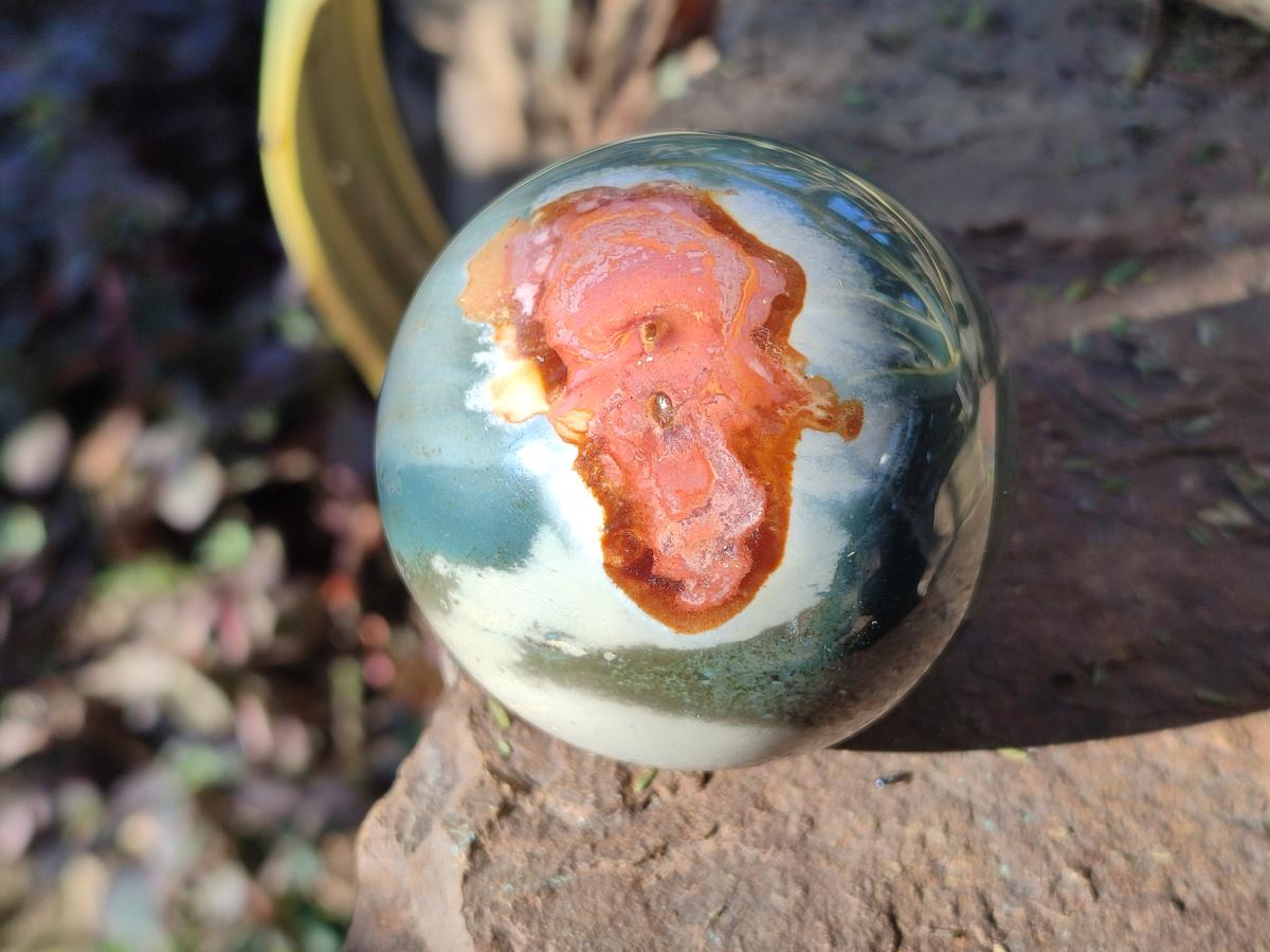 Polished Polychrome Jasper Spheres x 6 From NW Coast, Madagascar - Toprock Gemstones and Minerals 
