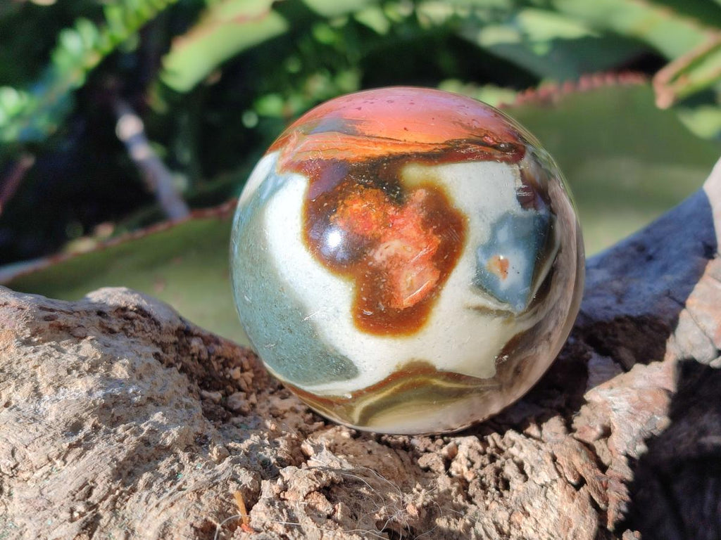 Polished Polychrome Jasper Spheres x 6 From NW Coast, Madagascar - Toprock Gemstones and Minerals 