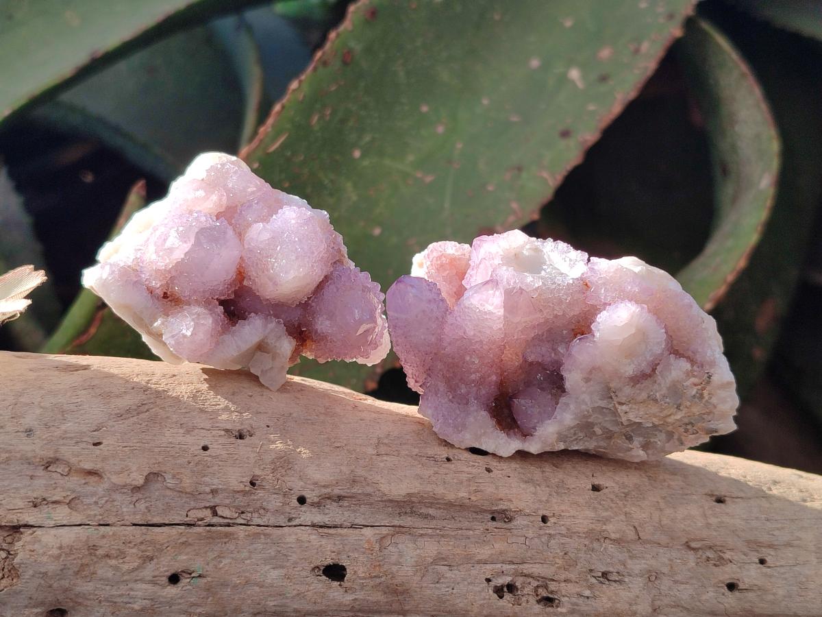 Natural Lilac Drusy Spirit Amethyst Clusters with Ametrine x 12 From Boekenhouthoek, South Africa - Toprock Gemstones and Minerals 