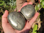 Polished Basalt Pharaoh Stone Galets x 4 From Iron Duke Mine, Zimbabwe - Toprock Gemstones and Minerals 