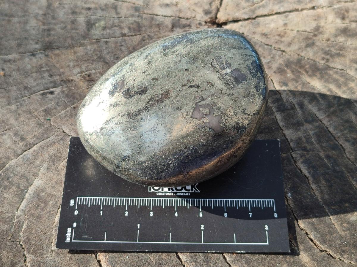 Polished Basalt Pharaoh Stone Galets x 4 From Iron Duke Mine, Zimbabwe - Toprock Gemstones and Minerals 