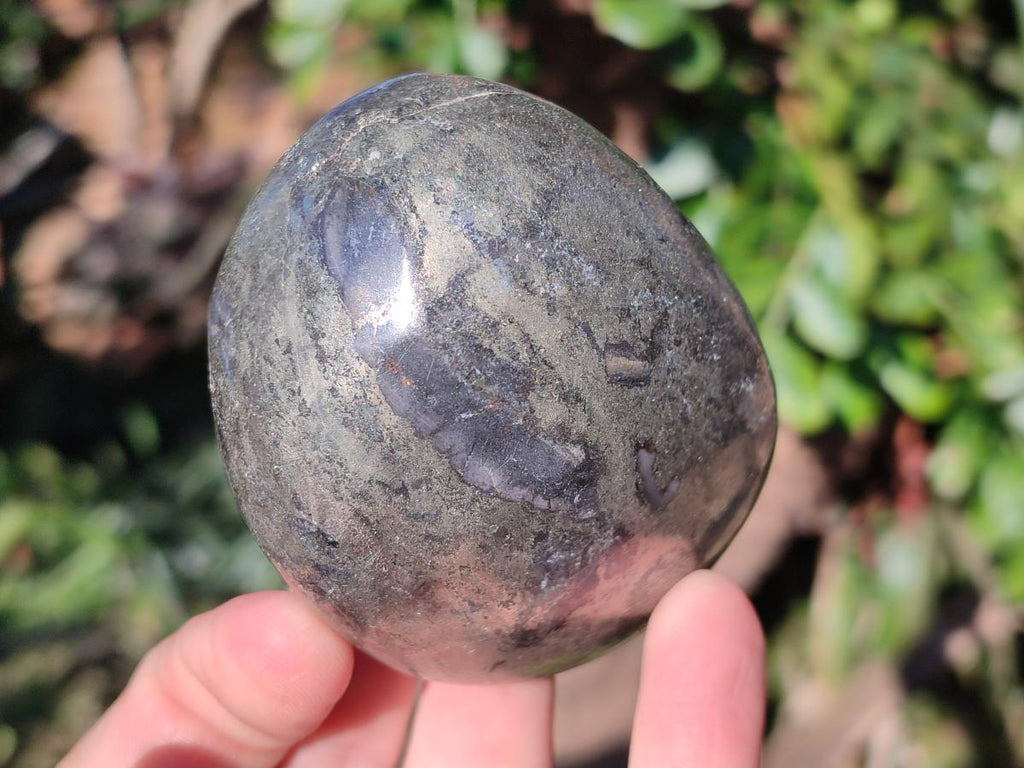 Polished Basalt Pharaoh Stone Galets x 4 From Iron Duke Mine, Zimbabwe - Toprock Gemstones and Minerals 