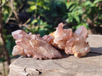 Natural Red Hematoid Quartz Crystals and Clusters x 12 From Karoi, Zimbabwe - Toprock Gemstones and Minerals 
