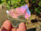 Polished One Side Labradorite Display Pieces x 24 From Madagascar - Toprock Gemstones and Minerals 