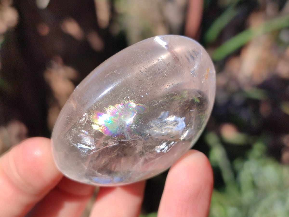 Polished Rock Crystal Galets x 25 From Amoron’i Mania, Madagascar - Toprock Gemstones and Minerals 