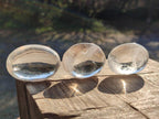 Polished Rock Crystal Galets x 25 From Amoron’i Mania, Madagascar - Toprock Gemstones and Minerals 