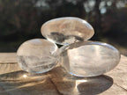 Polished Rock Crystal Galets x 25 From Amoron’i Mania, Madagascar - Toprock Gemstones and Minerals 