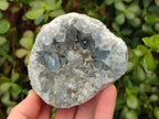 Natural Blue Celestite Geode Specimens x 2 From Sakoany, Madagascar - Toprock Gemstones and Minerals 