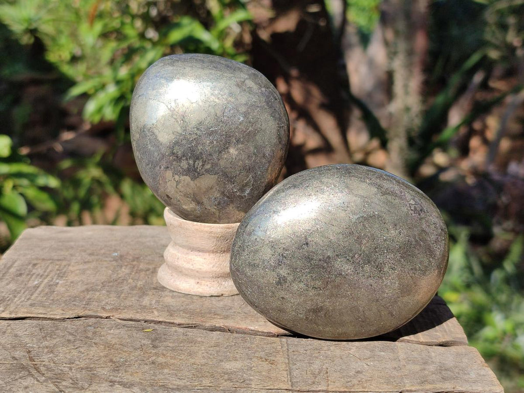 Polished Basalt Pharaoh Stone Free Forms x 4 From Iron Duke Mine, Zimbabwe - Toprock Gemstones and Minerals 