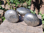 Polished Basalt Pharaoh Stone Free Forms x 4 From Iron Duke Mine, Zimbabwe - Toprock Gemstones and Minerals 