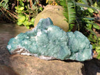 Natural Large Cabinet Size Green Cubic Fluorite Specimen x 1 From Mandrosonoro, Madagascar - Toprock Gemstones and Minerals 