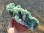 Natural Large Cabinet Size Green Cubic Fluorite Specimen x 1 From Mandrosonoro, Madagascar - Toprock Gemstones and Minerals 