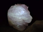 Polished Large Lion Head Rose Quartz Carving x 1 From Madagascar - Toprock Gemstones and Minerals 