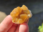 Natural Small Golden Limonite Quartz Clusters x 70 From Solwezi, Zambia - Toprock Gemstones and Minerals 