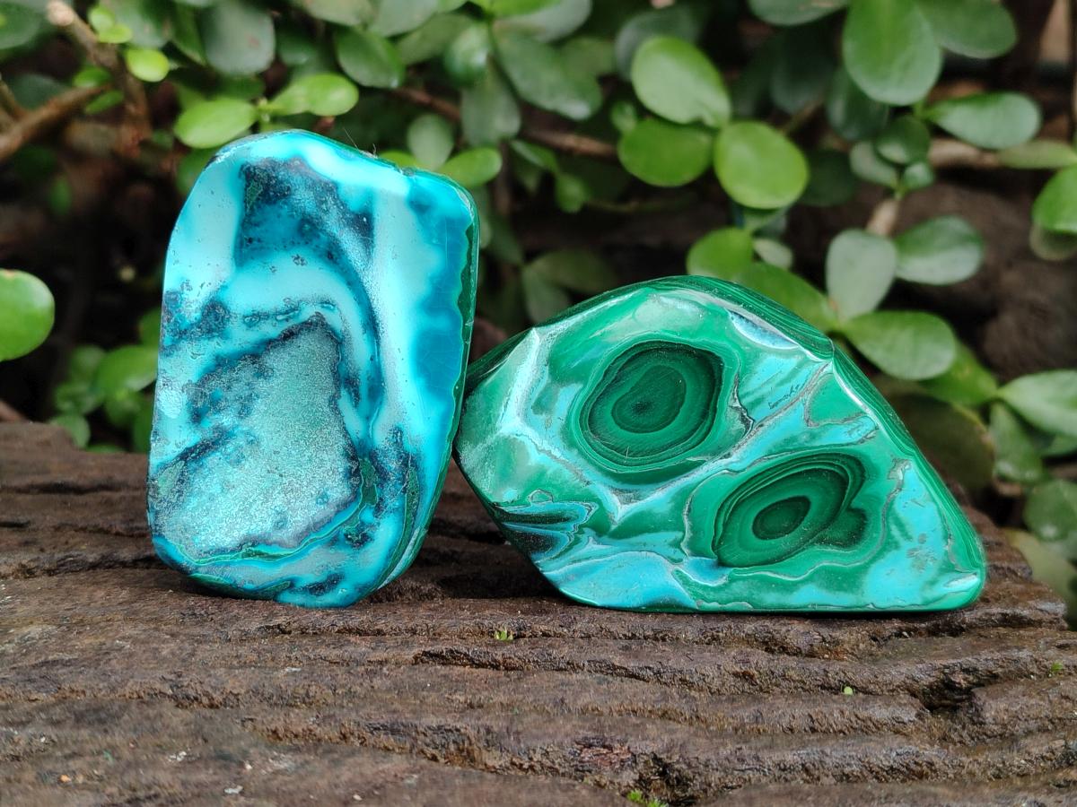 Polished Malacolla Free Forms x 9 From Kulukuluku, Congo - Toprock Gemstones and Minerals 