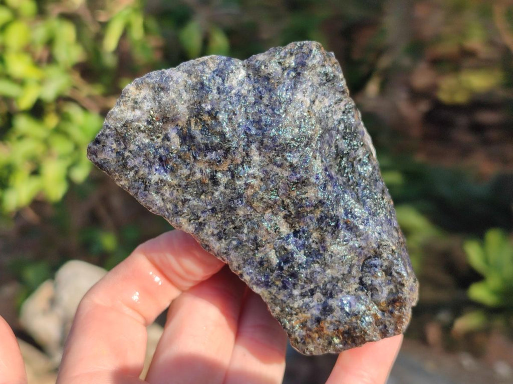 Natural Rare Blue Iolite "Cordierite" Cobbed Specimens x 4 From Ambatofinandrahana, Madagascar - Toprock Gemstones and Minerals 