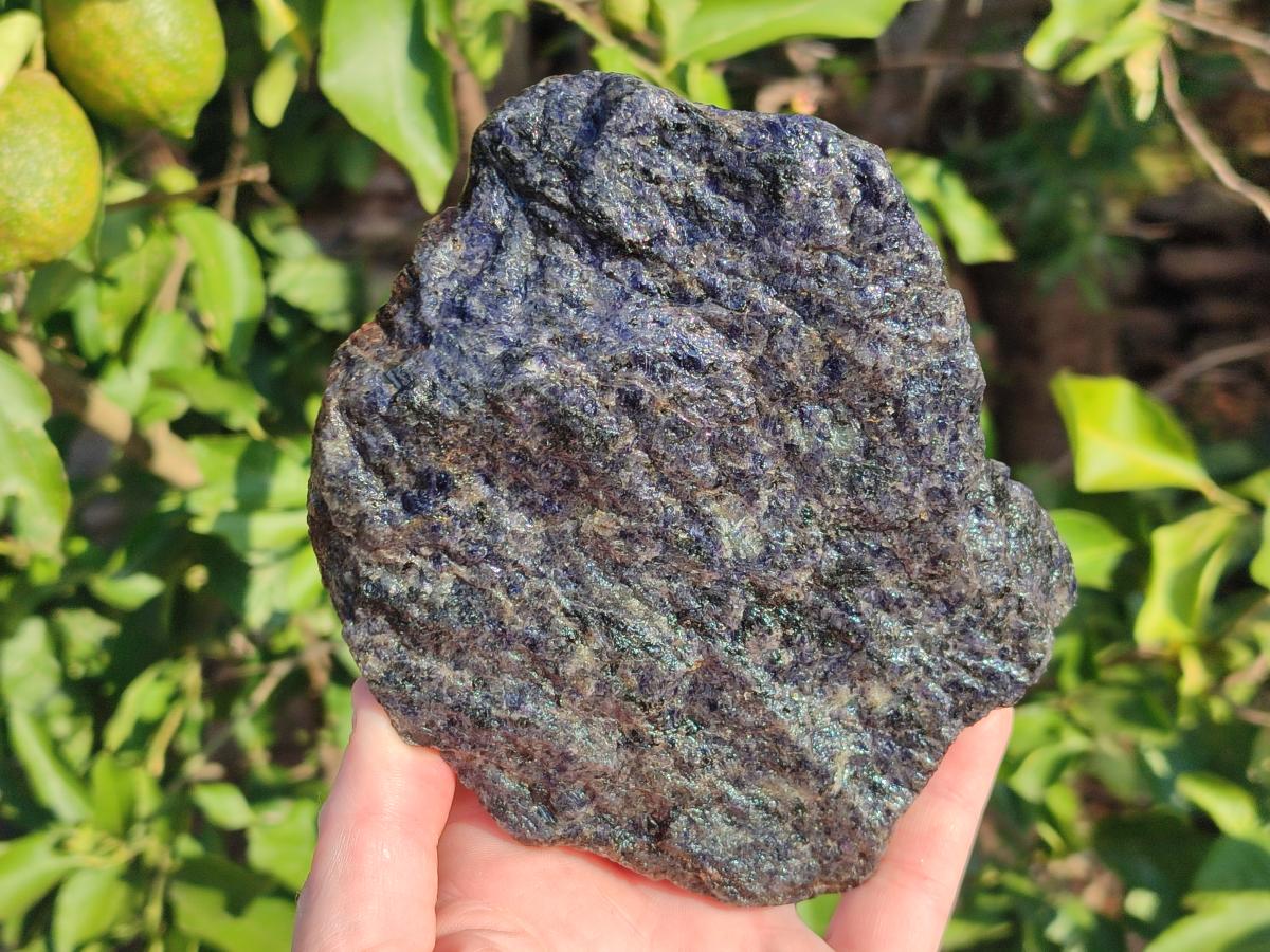 Natural Rare Blue Iolite "Cordierite" Cobbed Specimens x 4 From Ambatofinandrahana, Madagascar - Toprock Gemstones and Minerals 
