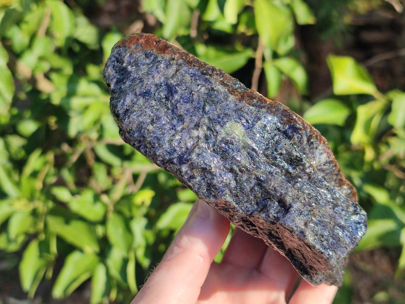 Natural Rare Blue Iolite "Cordierite" Cobbed Specimens x 4 From Ambatofinandrahana, Madagascar - Toprock Gemstones and Minerals 
