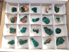 Natural Dioptase on Dolomite Specimens x 20 From Likasi, Congo - Toprock Gemstones and Minerals 