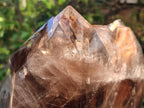 Polished XXL Smokey Window Enhydro Quartz Castle Crystal x 1 From Madagascar - Toprock Gemstones and Minerals 