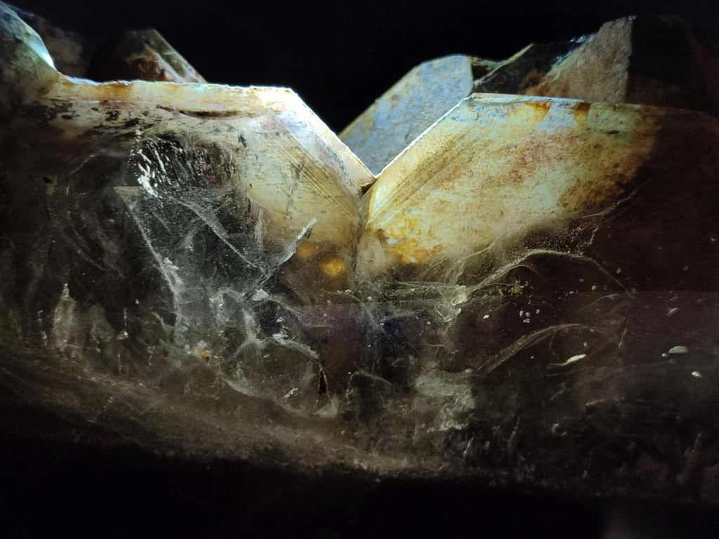Polished XXL Smokey Window Enhydro Quartz Castle Crystal x 1 From Madagascar - Toprock Gemstones and Minerals 