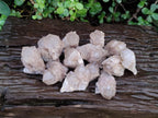 Natural Smokey White Phantom Quartz Crystals x 12 From Luena, Congo - Toprock Gemstones and Minerals 