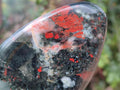 Polished Bloodstone Standing Display Pieces x 2 From Swaziland - Toprock Gemstones and Minerals 