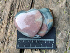 Polished Polychrome Jasper Twin Hearts and Single Hearts x 6 From NW Coast, Madagascar - Toprock Gemstones and Minerals 