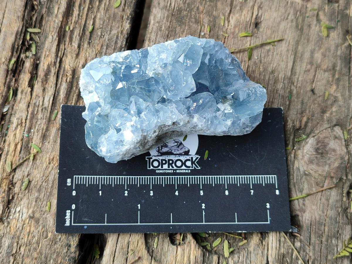 Natural Blue Celestite Specimens x 12 From Sakoany, Madagascar - Toprock Gemstones and Minerals 