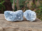 Natural Blue Celestite Specimens x 12 From Sakoany, Madagascar - Toprock Gemstones and Minerals 