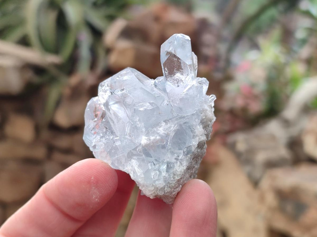 Natural Blue Celestite Specimens x 12 From Sakoany, Madagascar - Toprock Gemstones and Minerals 