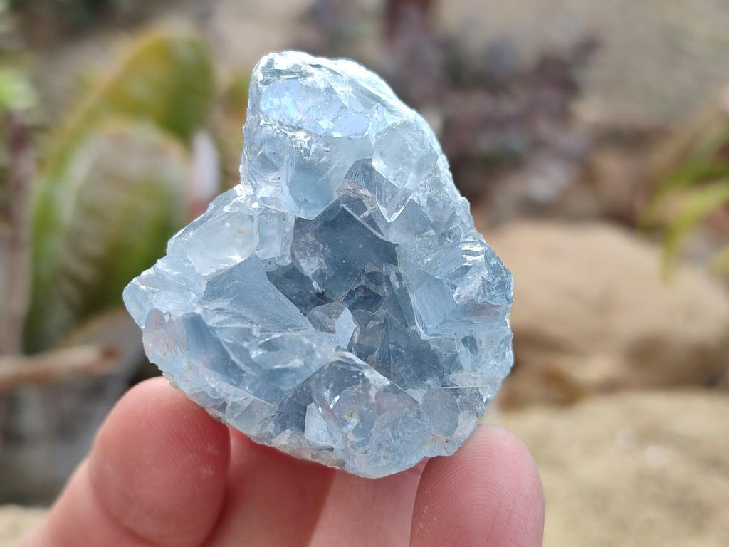 Natural Blue Celestite Specimens x 12 From Sakoany, Madagascar - Toprock Gemstones and Minerals 