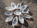 Polished Rock Crystal Quartz "Angel Tears" Free Forms x 35 From Madagascar - Toprock Gemstones and Minerals 