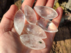 Polished Rock Crystal Quartz "Angel Tears" Free Forms x 35 From Madagascar - Toprock Gemstones and Minerals 