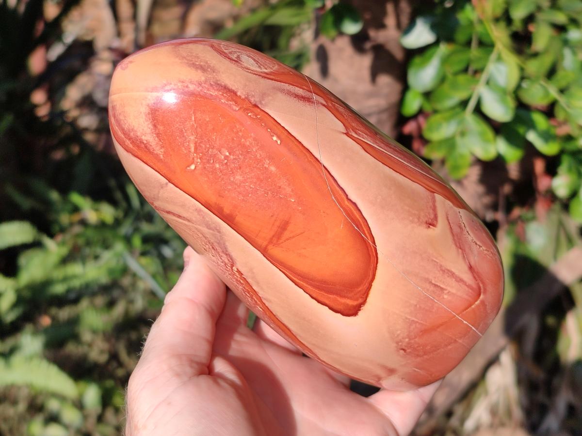 Polished Polychrome Jasper Standing Display Pieces x 2 From NW Coast, Madagascar - Toprock Gemstones and Minerals 