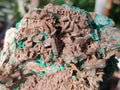 Natural Large Rare Bladed Barite with Malachite Specimens x 2 From Shangulowé Mine, Congo - Toprock Gemstones and Minerals 