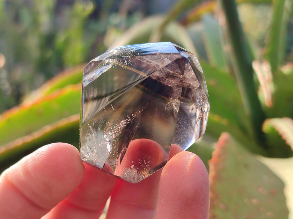 Polished Smokey Quartz Crystals x 5 From Madagascar - Toprock Gemstones and Minerals 