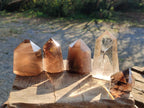 Polished Smokey Quartz Crystals x 5 From Madagascar - Toprock Gemstones and Minerals 
