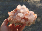 Natural Pale Lilac Spirit Amethyst Cluster with Cactus Flower Formations x 2 From Boekenhouthoek, South Africa - Toprock Gemstones and Minerals 