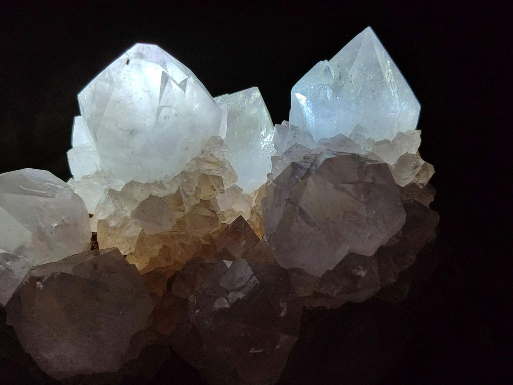 Natural Pale Lilac Spirit Amethyst Cluster with Cactus Flower Formations x 2 From Boekenhouthoek, South Africa - Toprock Gemstones and Minerals 