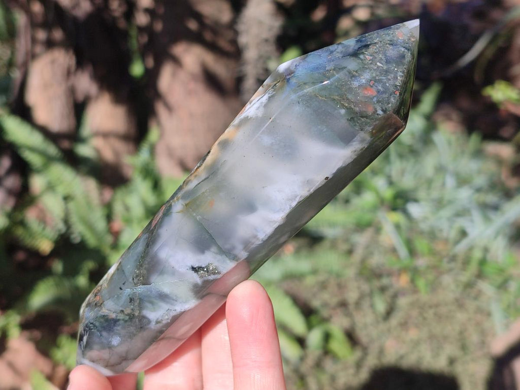 Polished Bloodstone Double Terminated Crystals x 5 From Swaziland - Toprock Gemstones and Minerals 