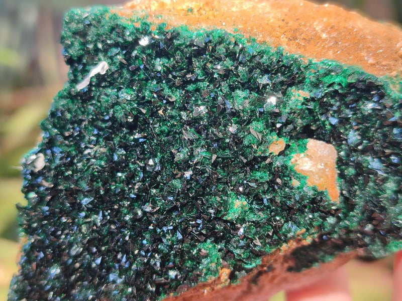 Natural  Cabinet Sized Crystalline Malachite Specimens x 4 From Tenke Fungurume, Congo - Toprock Gemstones and Minerals 