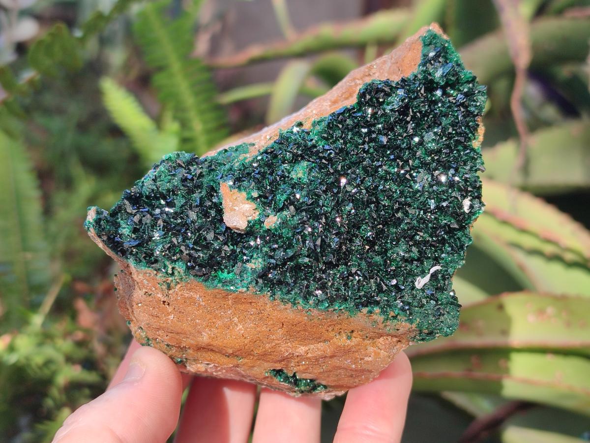 Natural  Cabinet Sized Crystalline Malachite Specimens x 4 From Tenke Fungurume, Congo - Toprock Gemstones and Minerals 